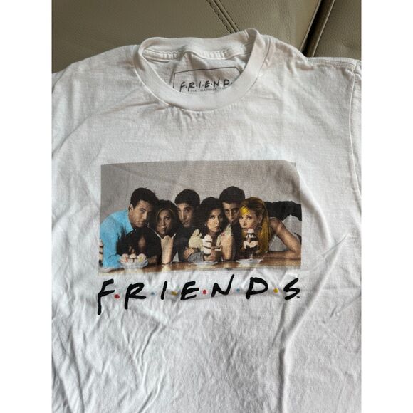 Friends Set of 2 Women's Shirts Black/White Size Small - Picture 2 of 5